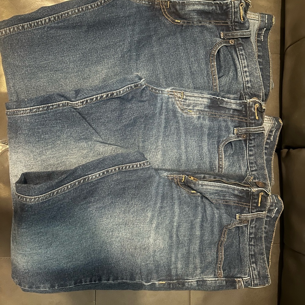 Old Navy Men's Bootcut Jeans - Dark Blue 3 pair